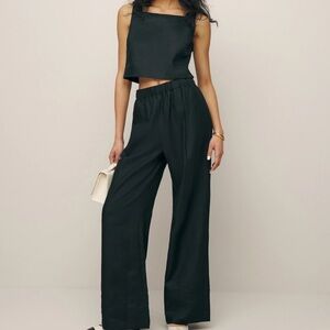 NWT Reformation Fernando Linen Pant